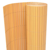 Vidaxl Gartenzäune doppelseitig 90 x 300 cm PVC Gelb