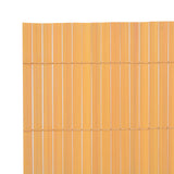 Vidaxl Gartenzäune doppelseitig 90 x 300 cm PVC Gelb