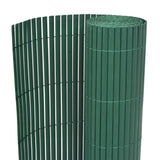 Vidaxl Garden Escoage Double 90x500 cm PVC vert