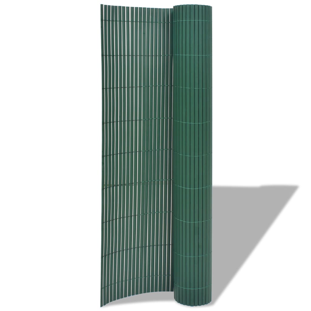 Vidaxl Garden Escoage Double 90x500 cm PVC vert