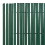 Vidaxl Garden Escoage Double 90x500 cm PVC vert