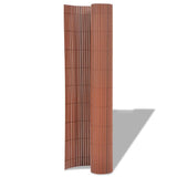 Vidaxl tuinhek bruin 150 x 500 cm pvc