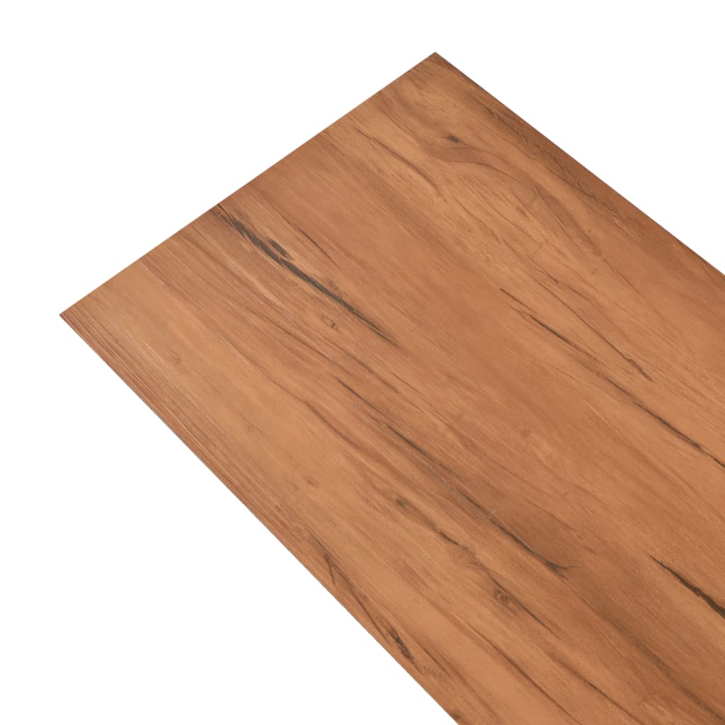 Vidaxl golvbrädor icke-självhäftande 5,26 m² 2 mm PVC ELM Natural