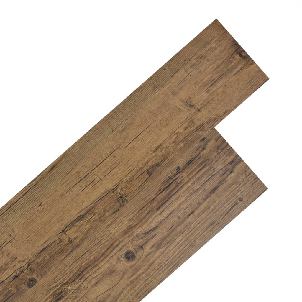 Vidaxl Floorboards Self -Adhesive 5,02 m² 2 mm PVC ořech hnědá