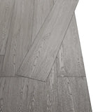 Vidaxl Piso de piso Autoadhesivo 5.02 m² 2 mm PVC Gray Dark Grey