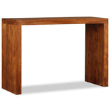 Vidaxl wandtafel 110x40x76 cm hout met honingkleurige afwerking