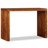 Vidaxl wandtafel 110x40x76 cm hout met honingkleurige afwerking