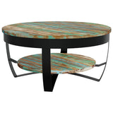 Vidaxl salontafel 65x32 cm massief gerecycled hout