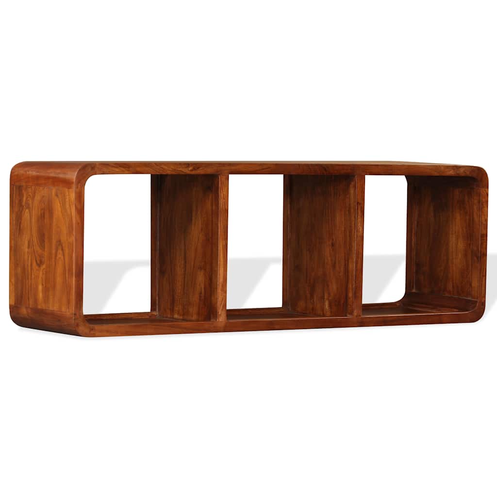 Vidaxl tv-meubel 120x30x40 cm massief hout met honingafwerking