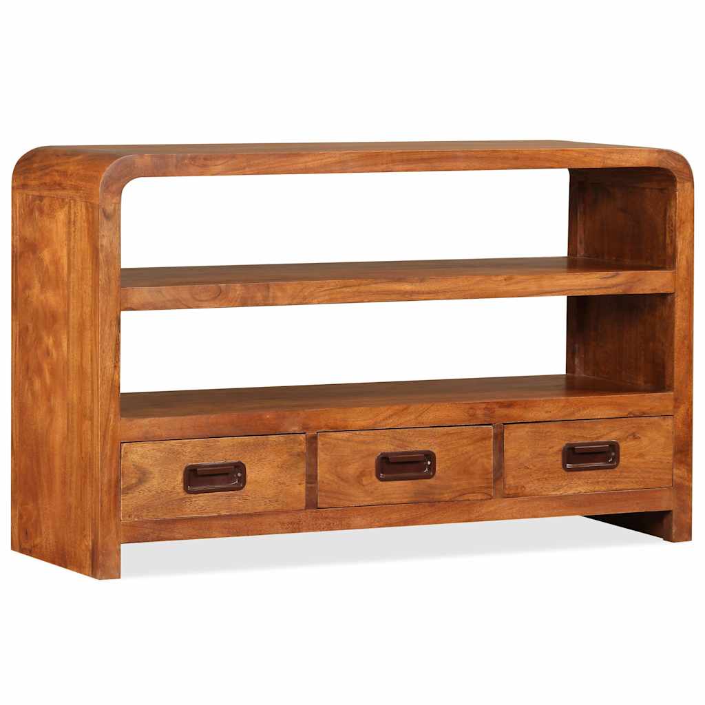 Vidaxl tv-meubel 90x30x55 cm massief acaciahout