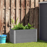 VIDAXL -Pflanzer erhoben 100x50x54 cm HKC Grau