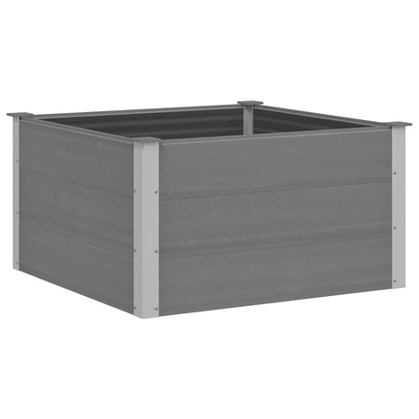 VIDAXL -Pflanzer erhoben 100x100x54 cm HKC Grau
