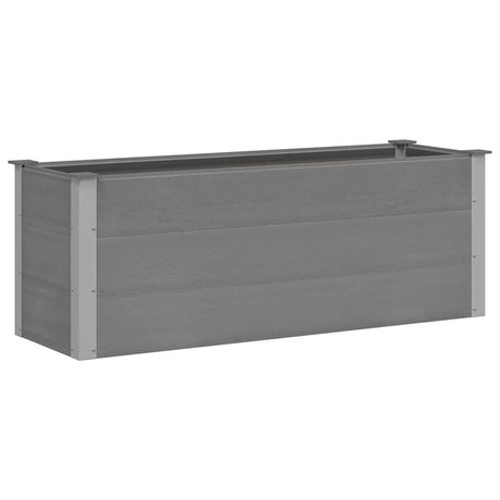 VIDAXL -Pflanzer erhöht 150x50x54 cm HKC Grau