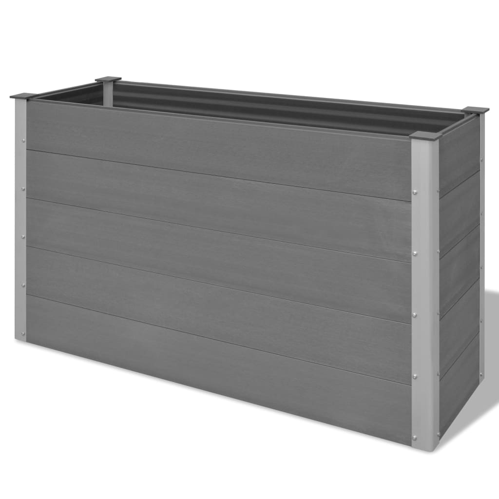 Vidaxl Planter raised 150x50x91 cm HKC Gray