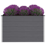 Vidaxl Planter raised 150x100x91 cm HKC Gray