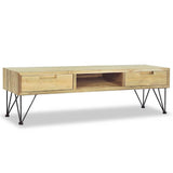 Vidaxl tv-meubel 120x35x35 cm massief teakhout