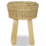 Vidaxl barkruk natuurlijk rattan