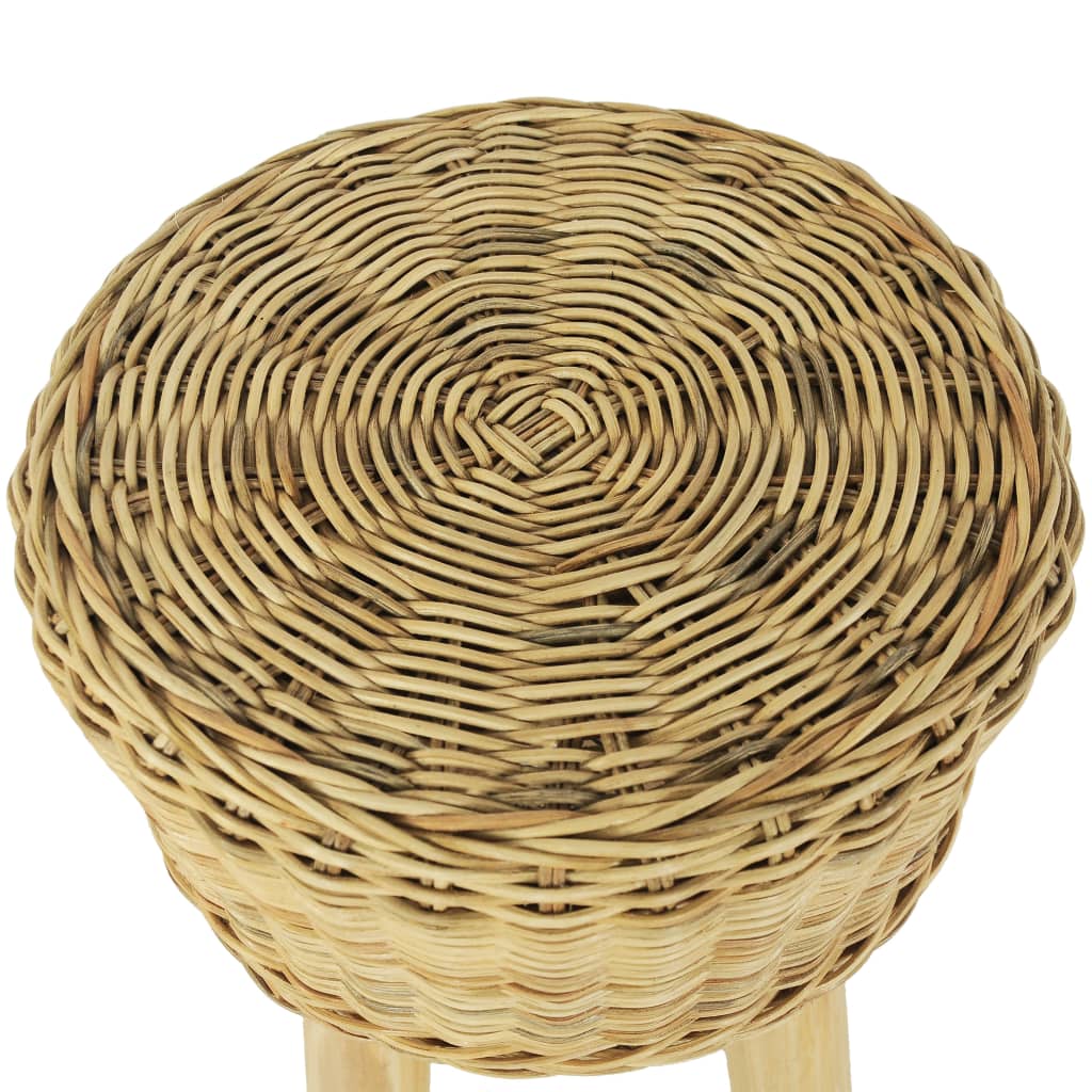 Vidaxl barkruk natuurlijk rattan