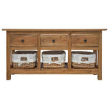 Vidaxl dressoir 100x30x50 cm massief mahoniehout