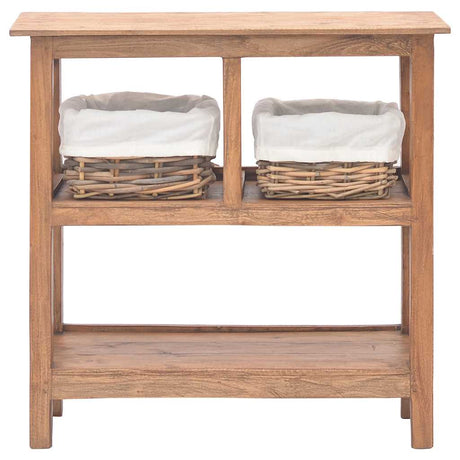 Vidaxl wandtafel 69x28x70 cm massief mahoniehout