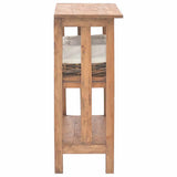 Vidaxl wandtafel 69x28x70 cm massief mahoniehout