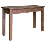 Vidaxl wandtafel 123x42x75 cm massief mahoniehout