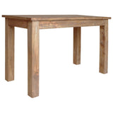 Vidaxl eettafel 120x60x77 cm massief mahoniehout
