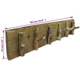 VidaXL coat rack 60x15 cm Mixed recycled wood