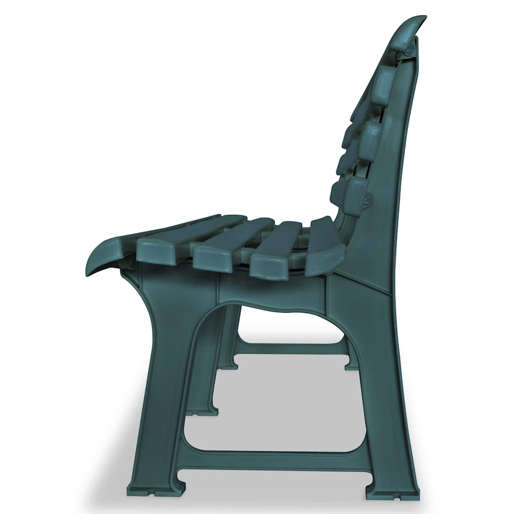 Vidaxl tuinbank 145,5 cm kunststof groen