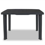 Vidaxl tuintafel 101x68x72 cm kunststof antraciet