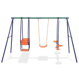 Vidaxl Swings Ensemble avec 5 sièges orange