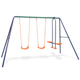 Vidaxl Swings Set con 4 posti arancione