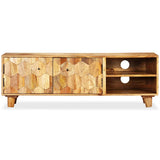 Vidaxl tv-meubel 118x35x40 cm massief mangohout