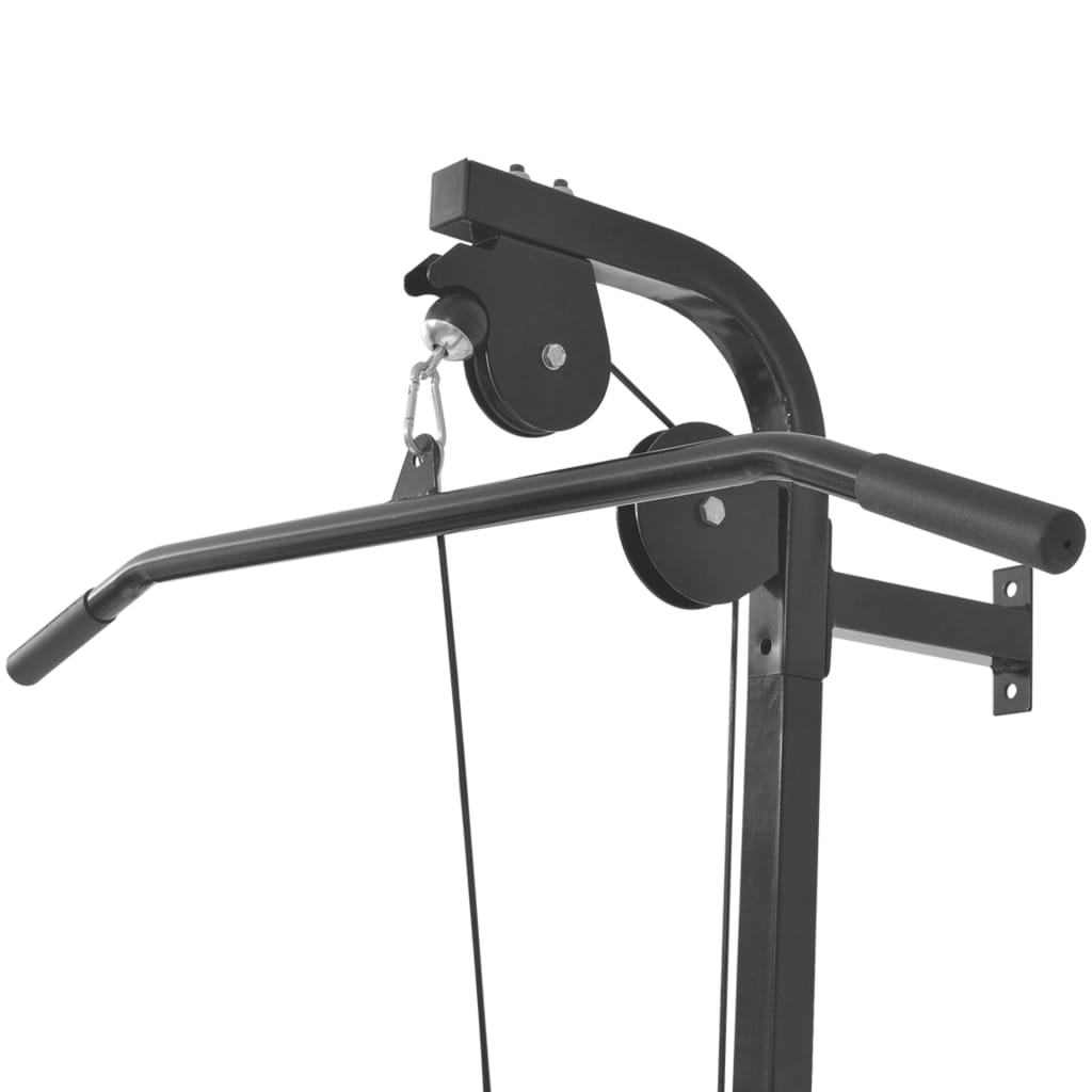 Vidaxl Home Gym con 2 poleas montadas en la pared