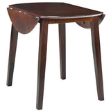 Vidaxl eettafel inklapbaar rond mdf bruin