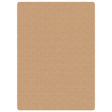 Vidaxl Teppich mit Latex unten 70x130 cm Jute natürlich