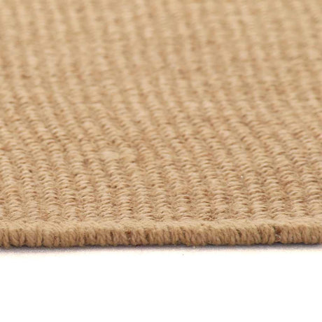 Vidaxl Teppich mit Latex unten 70x130 cm Jute natürlich