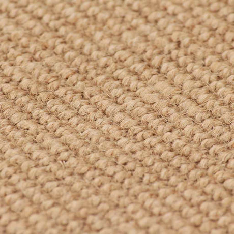 Vidaxl Teppich mit Latex unten 70x130 cm Jute natürlich