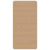 Vidaxl Teppich mit Latex unten 80x160 cm Jute natürlich