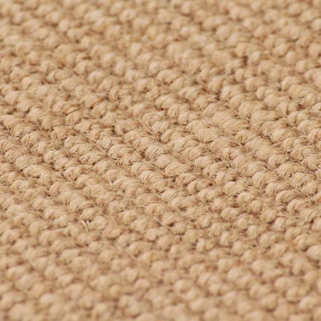Vidaxl Teppich mit Latex unten 80x160 cm Jute natürlich
