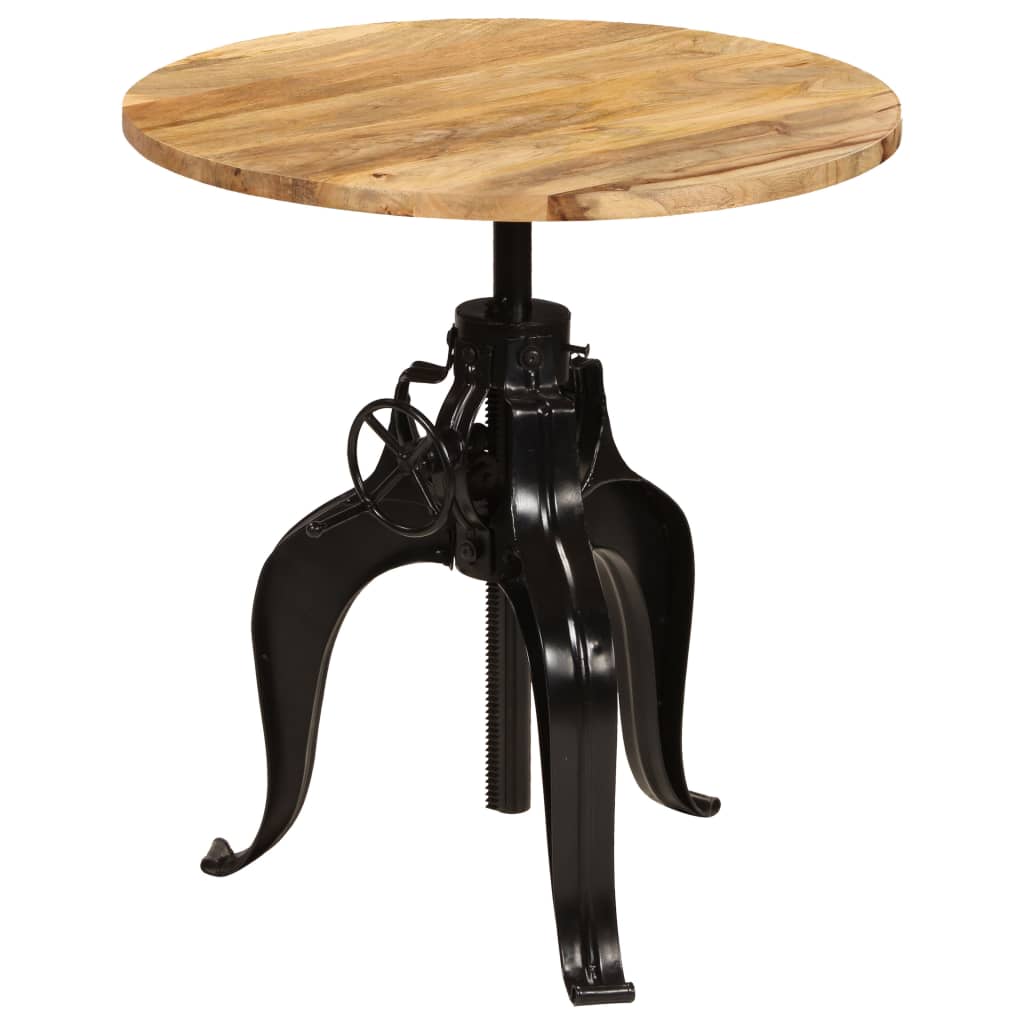 Vidaxl bartafel 75x(76-110) cm massief mangohout