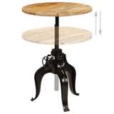 Vidaxl bartafel 75x(76-110) cm massief mangohout