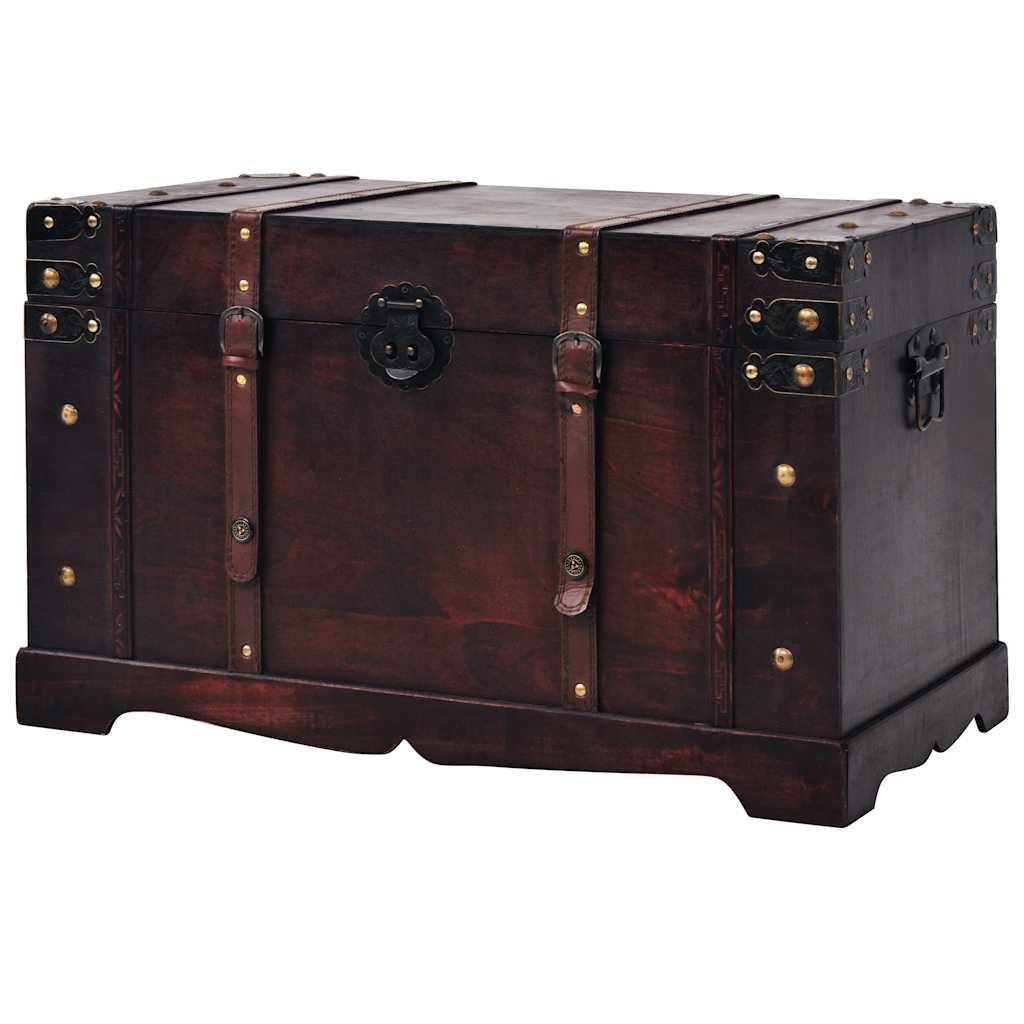 Vidaxl schatkist vintage stijl 66x38x40 cm hout