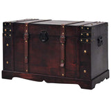 Vidaxl schatkist vintage stijl 66x38x40 cm hout