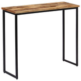 Vidaxl wandtafel 90x30x76 cm massief gerecycled teakhout