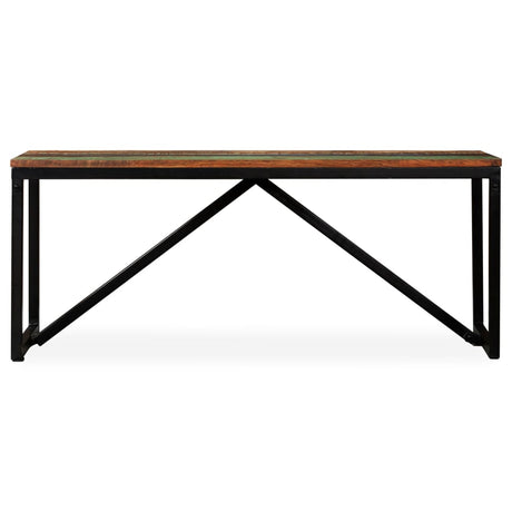 Vidaxl bankje 110x35x45 cm massief gerecycled hout