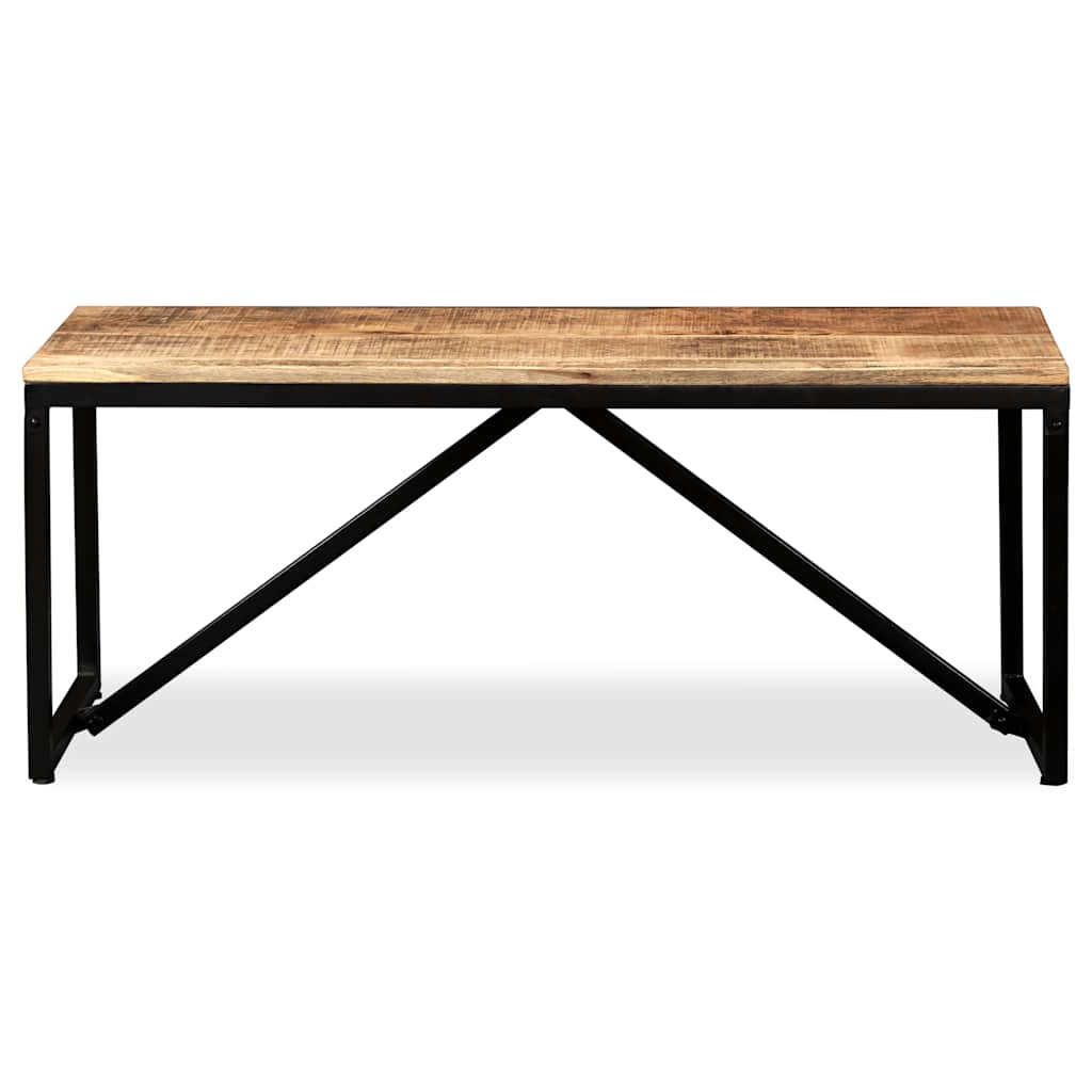 Vidaxl bankje 110x35x45 cm massief mangohout