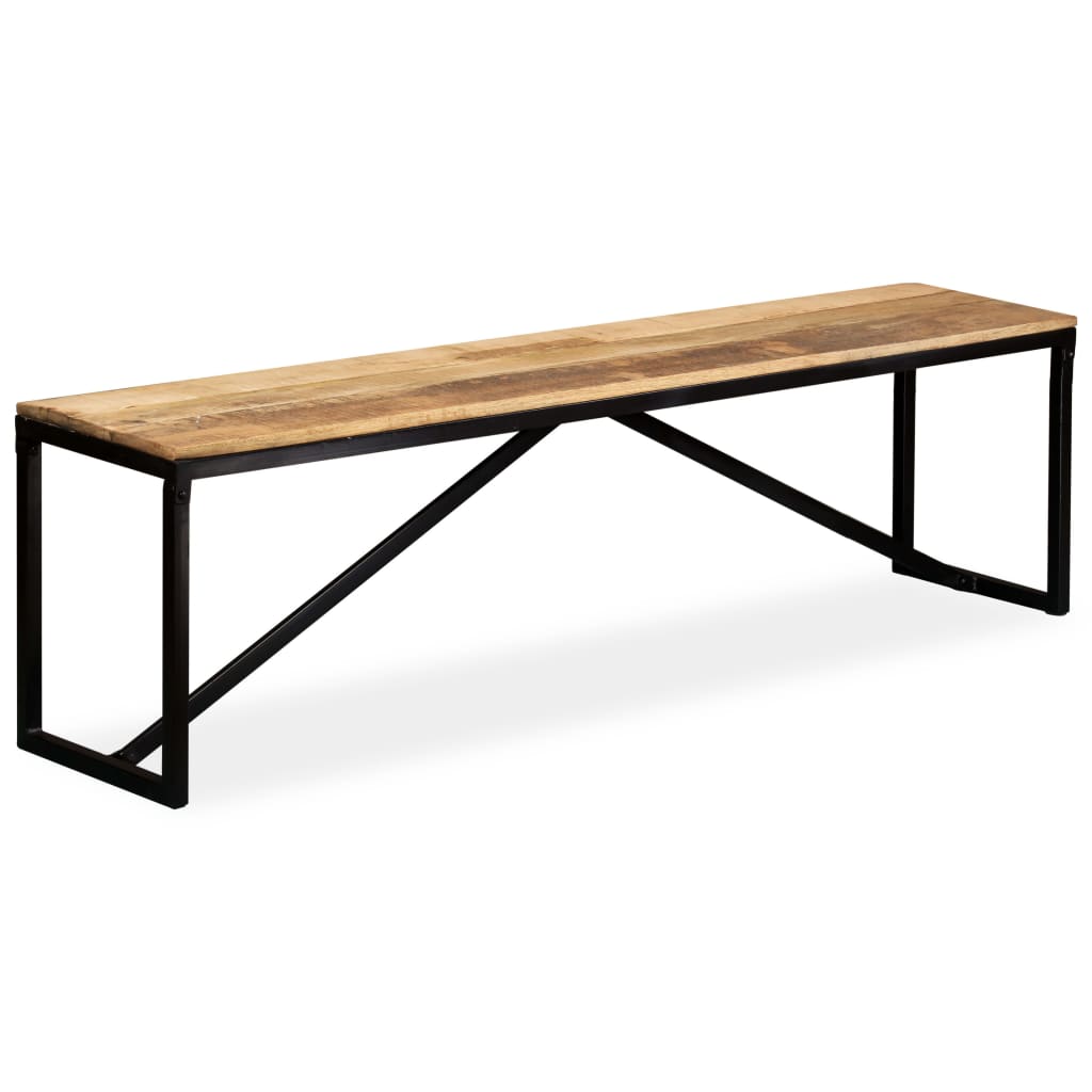 Vidaxl bankje 160x35x45 cm massief mangohout