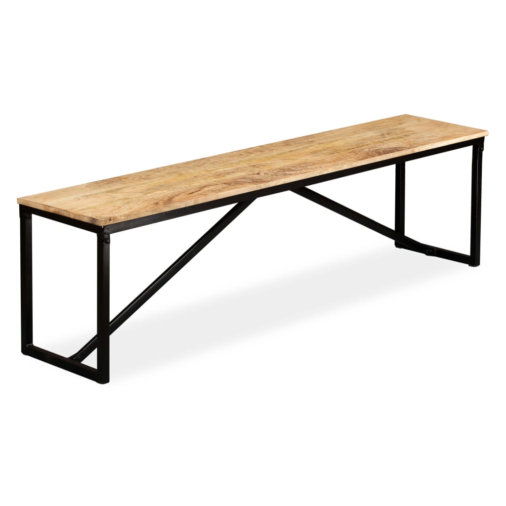 Vidaxl bankje 160x35x45 cm massief mangohout
