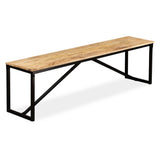 Vidaxl bankje 160x35x45 cm massief mangohout